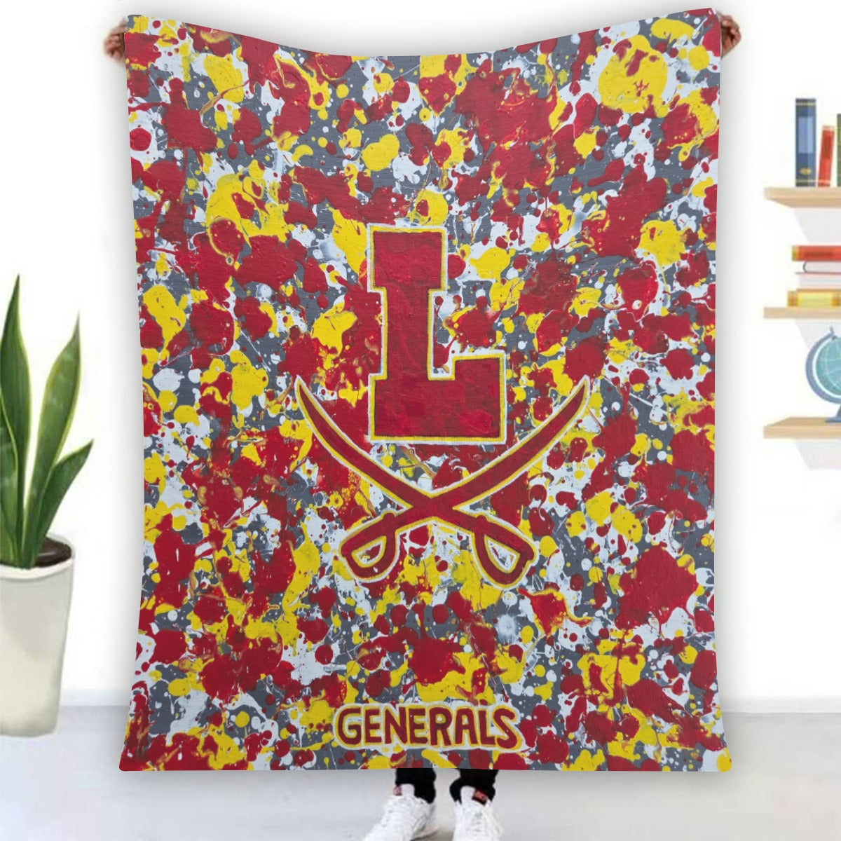 Single-Side Printing Flannel Blanket