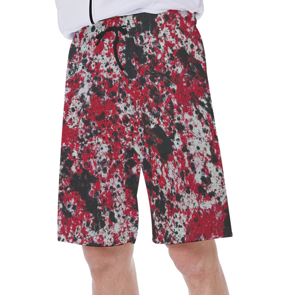 All-Over Print Men‘s Beach Shorts With Lining