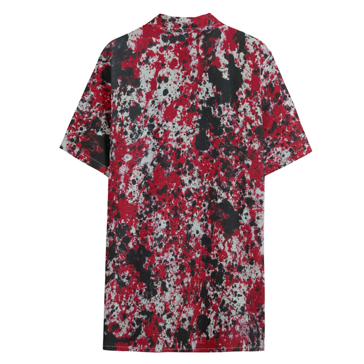 All-Over Print Men's Hawaiian Shirt With Button Closure |115GSM Cotton poplin