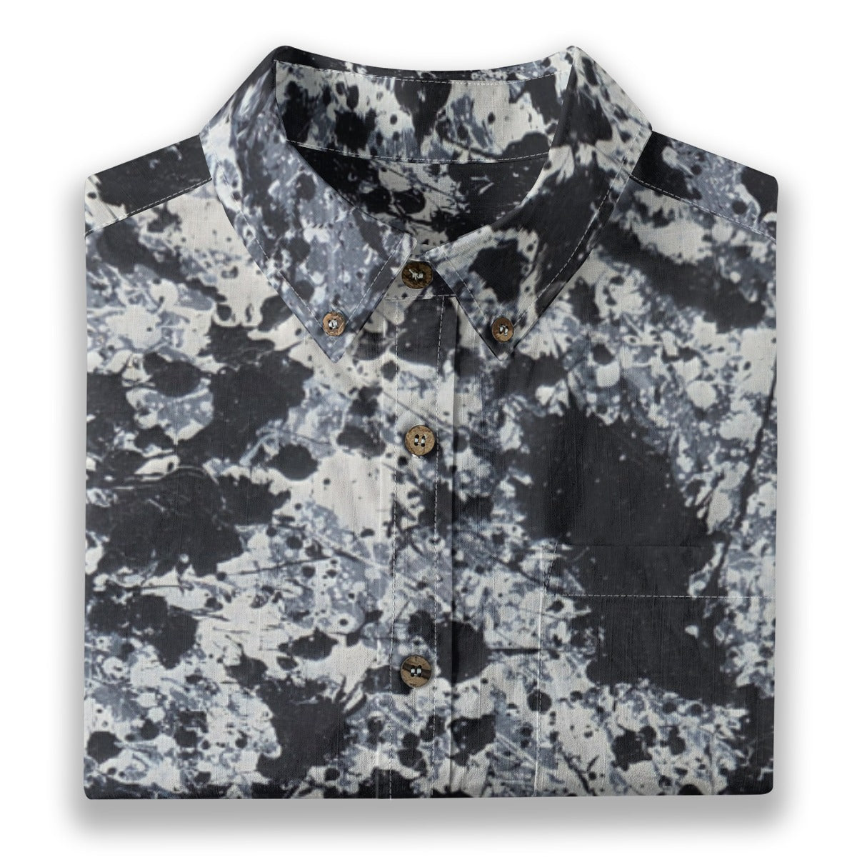 All-Over Print Men's Breathable Cotton Shirt|125GSM