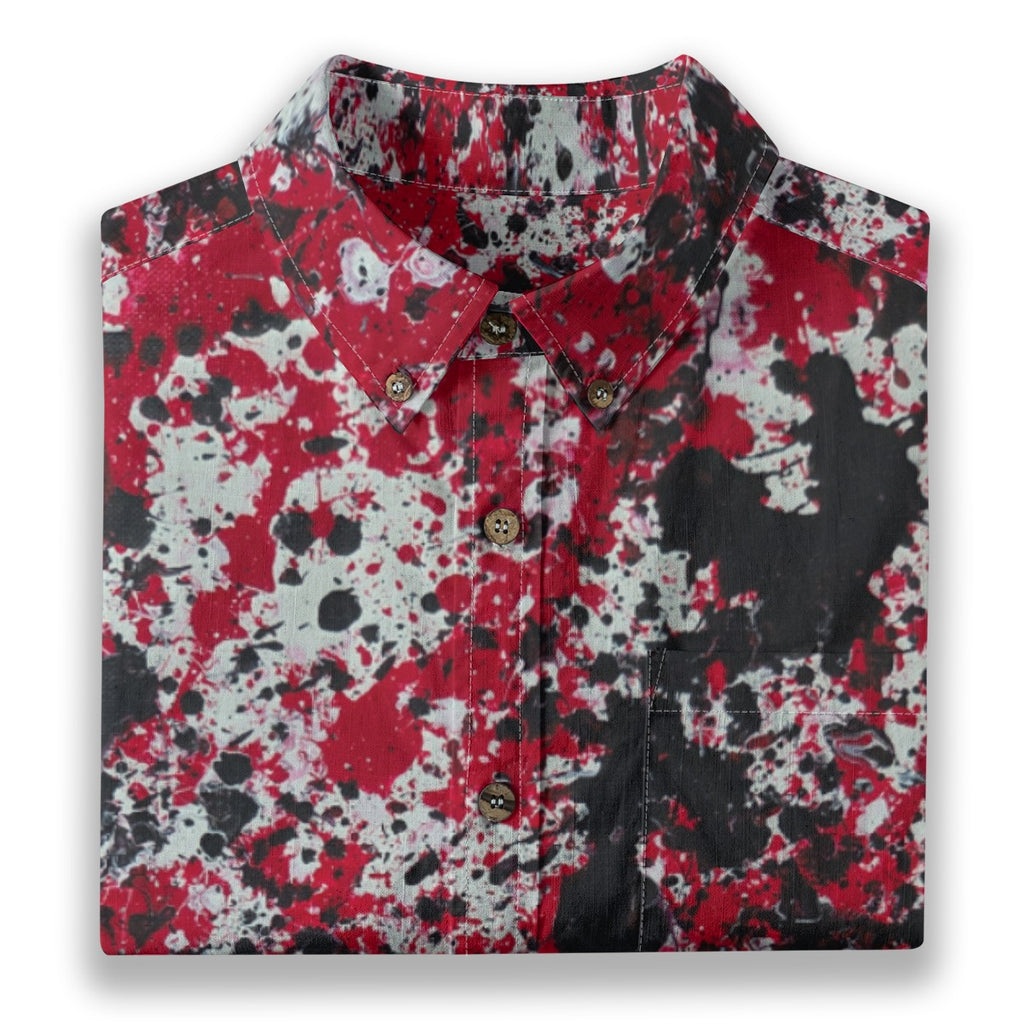 All-Over Print Men's Breathable Cotton Shirt|125GSM
