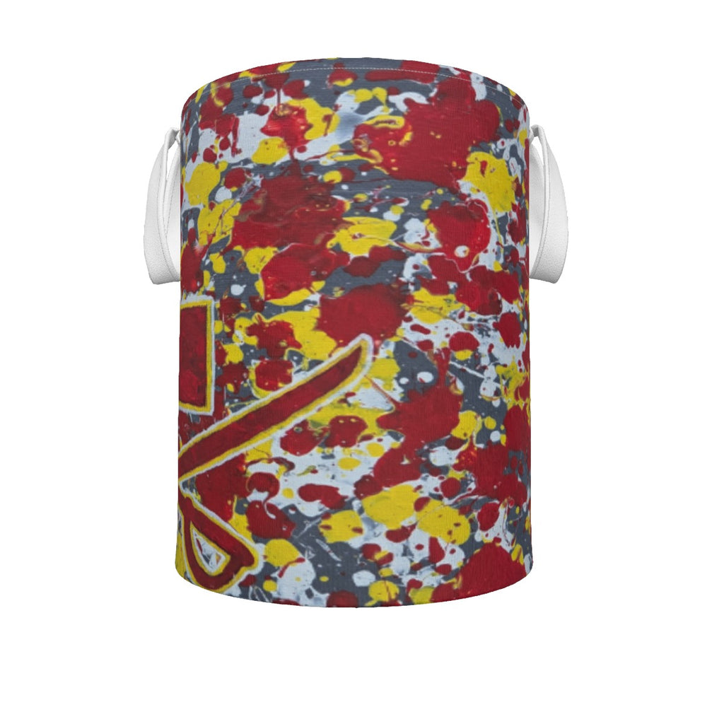 All-Over Print Foldable Laundry Basket