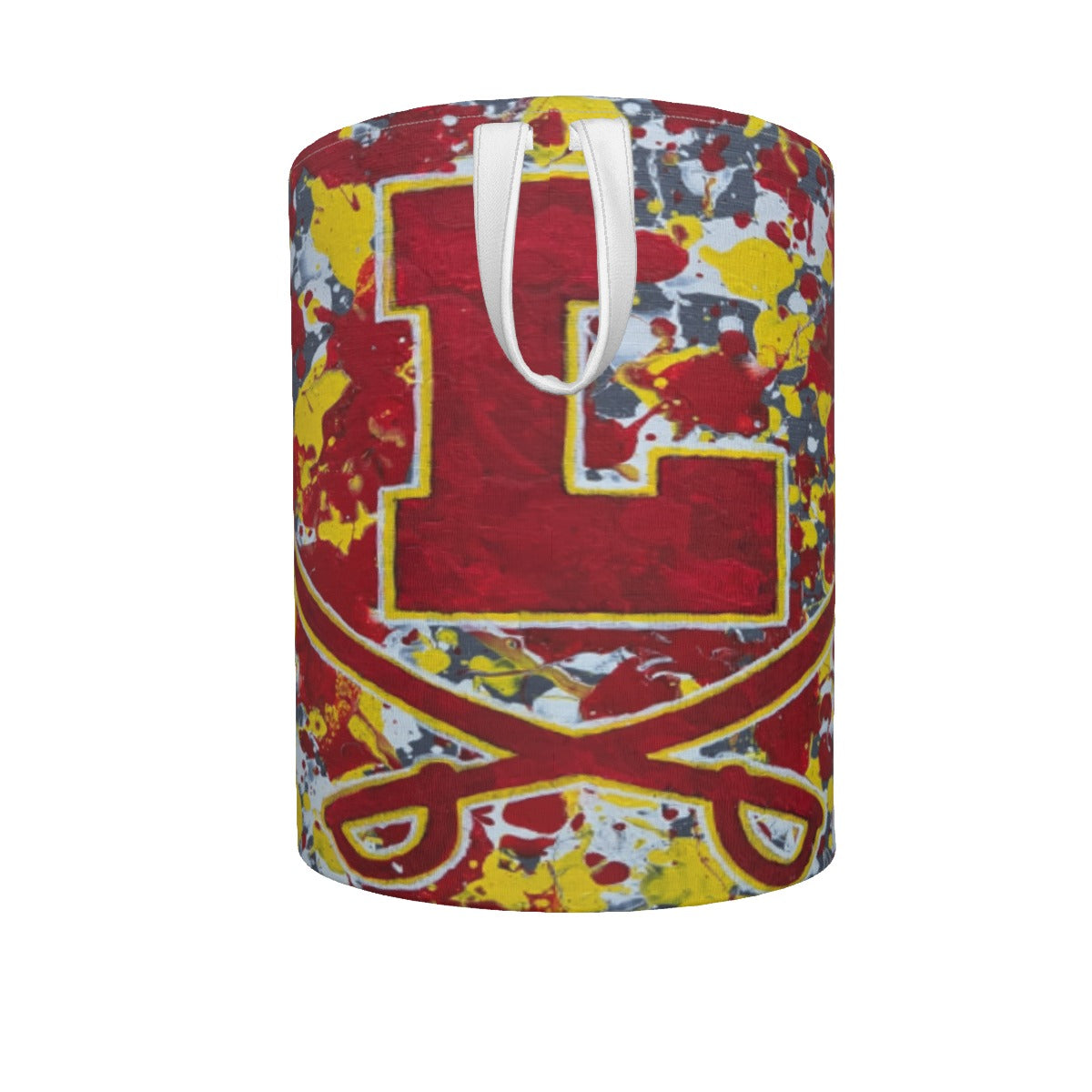 All-Over Print Foldable Laundry Basket