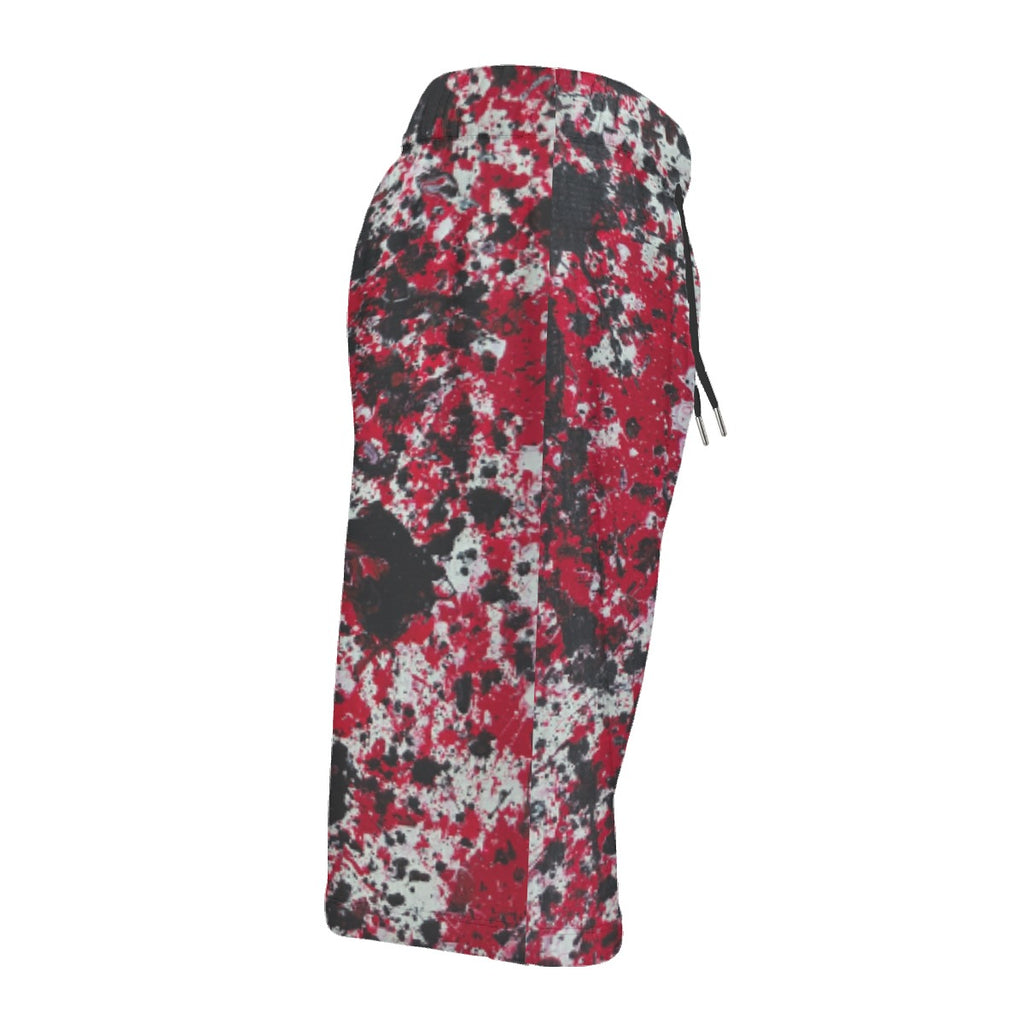 All-Over Print Men‘s Beach Shorts With Lining