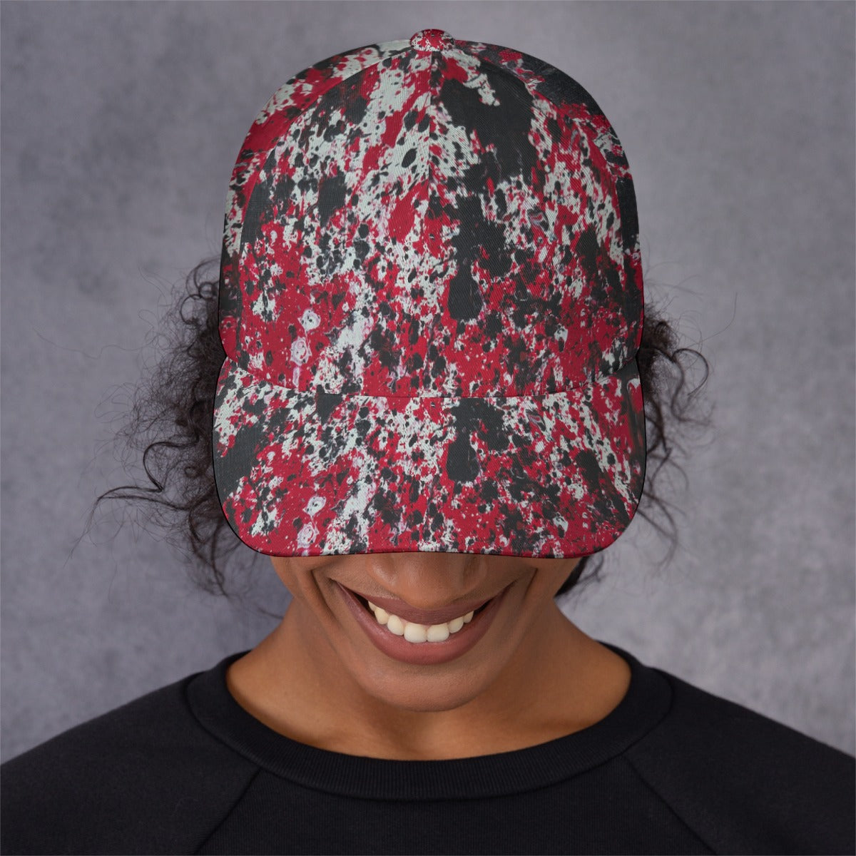 All-Over Print Peaked Cap