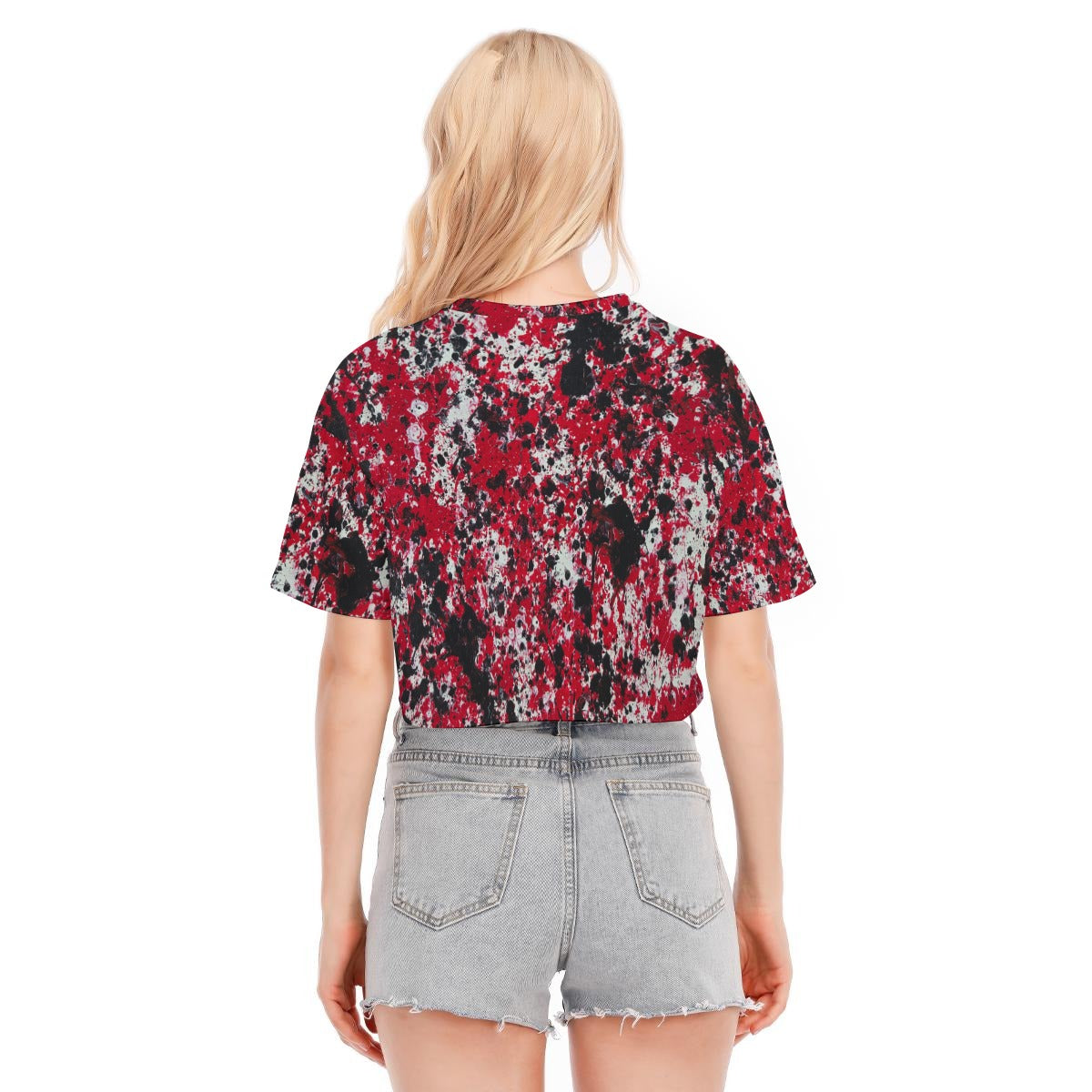 All-Over Print Women's Cropped T-shirt | 190GSM Cotton