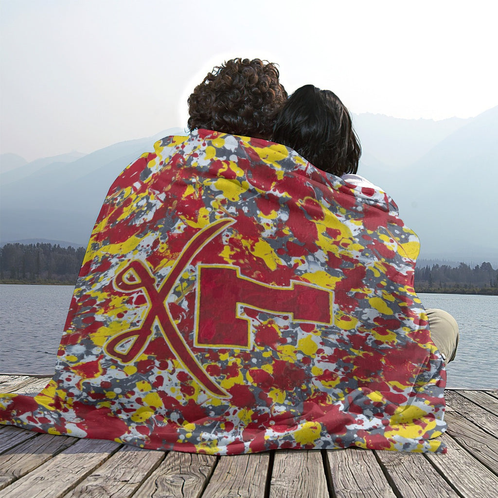 Single-Side Printing Flannel Blanket