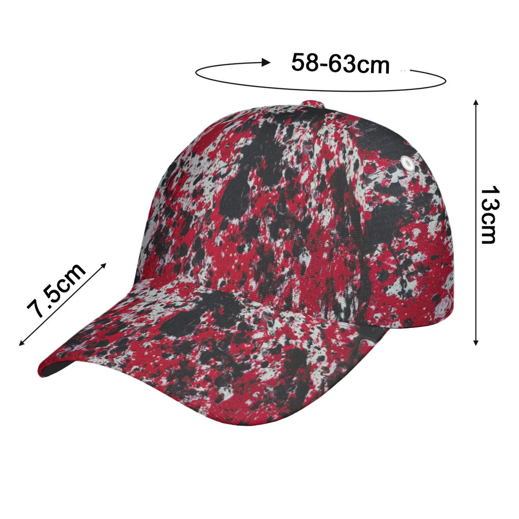 All-Over Print Peaked Cap