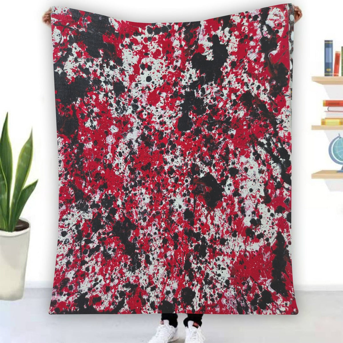 Single-Side Printing Flannel Blanket