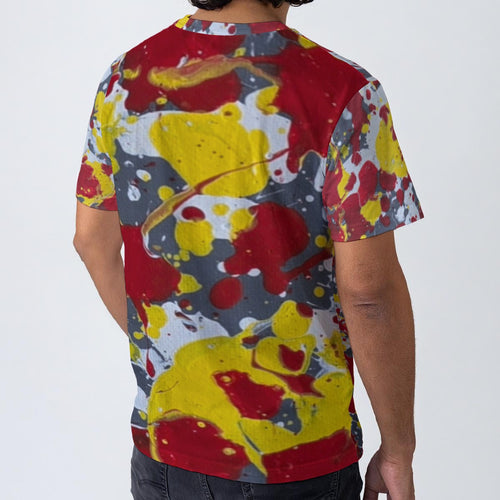 All-Over Print Men's O-Neck T-Shirt | 190GSM Cotton