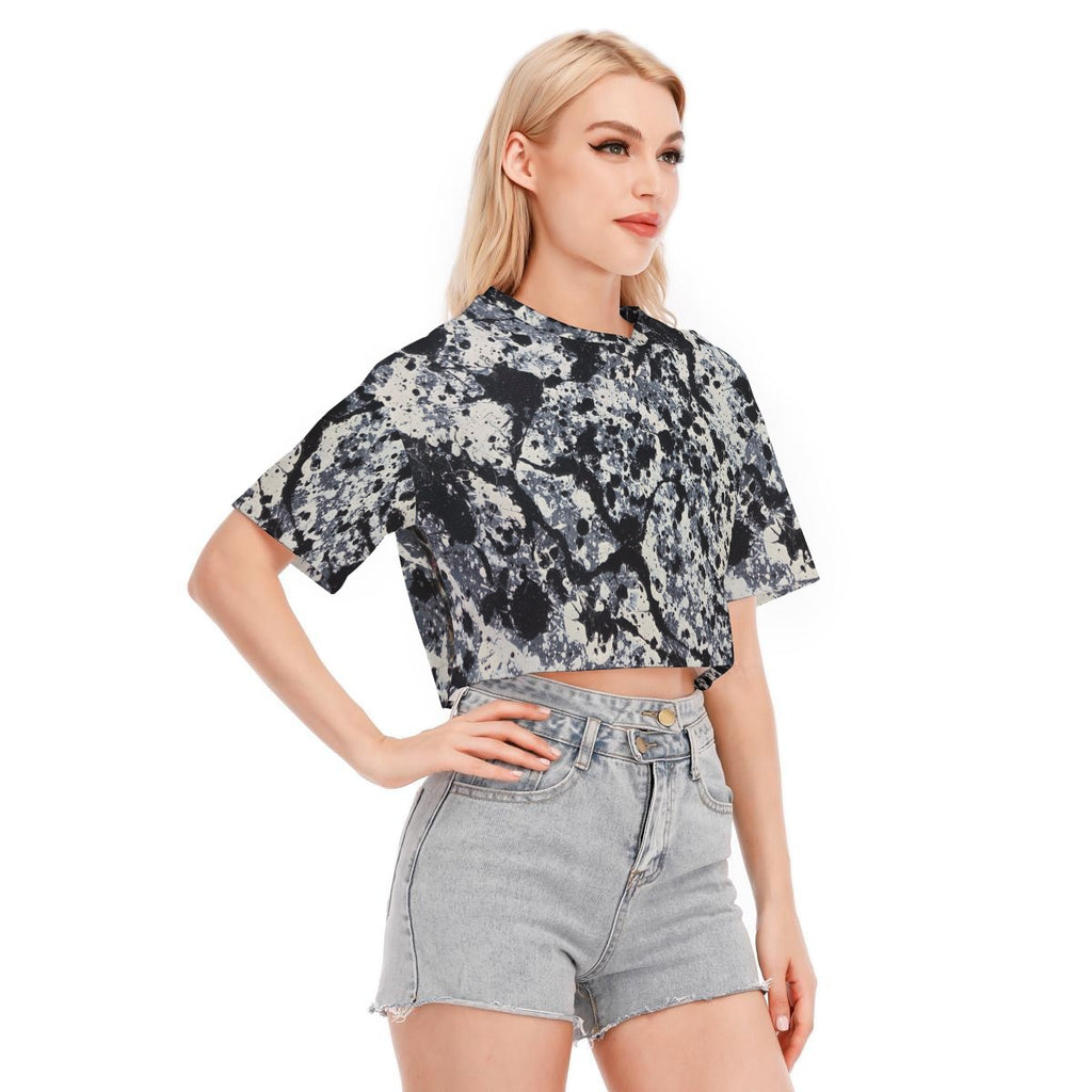 All-Over Print Women's Cropped T-shirt | 190GSM Cotton