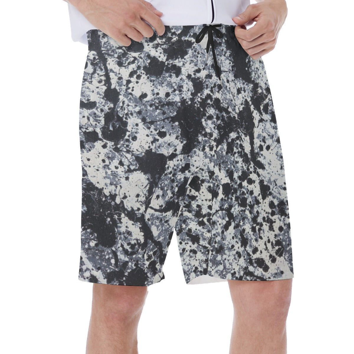 All-Over Print Men‘s Beach Shorts With Lining