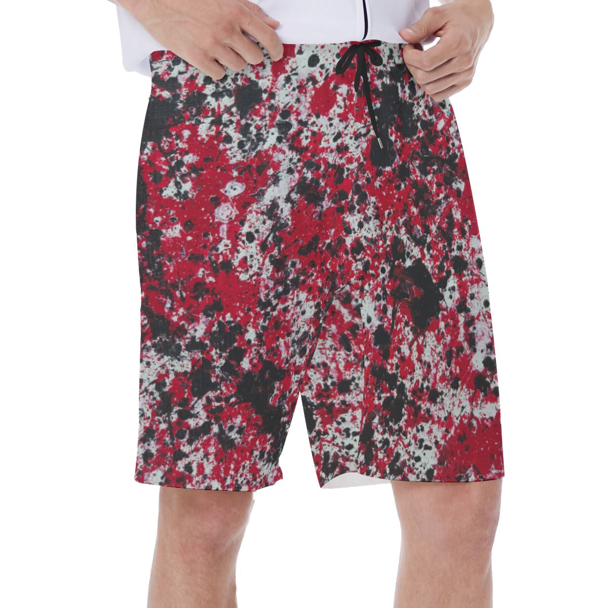 All-Over Print Men‘s Beach Shorts With Lining