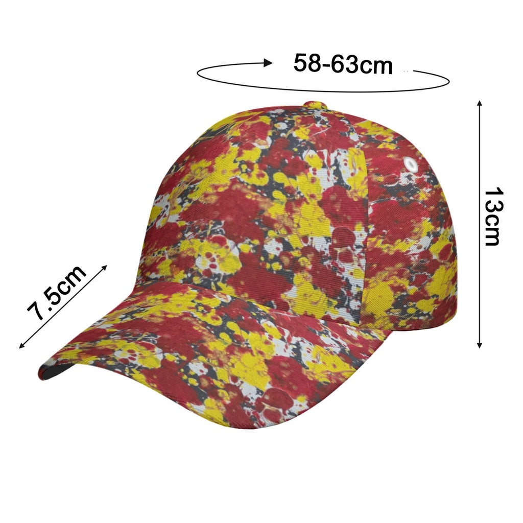 All-Over Print Peaked Cap