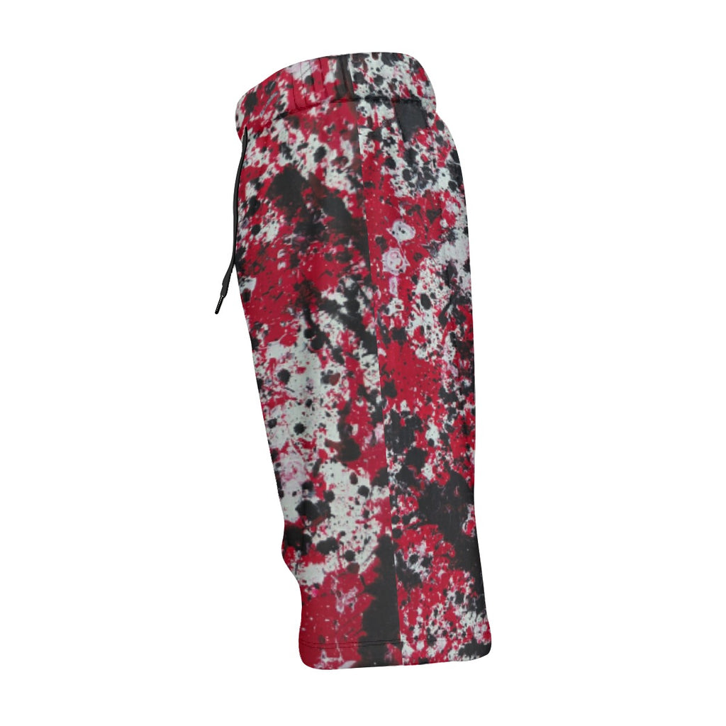 All-Over Print Men‘s Beach Shorts With Lining
