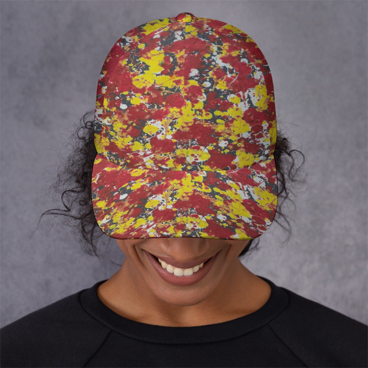 All-Over Print Peaked Cap