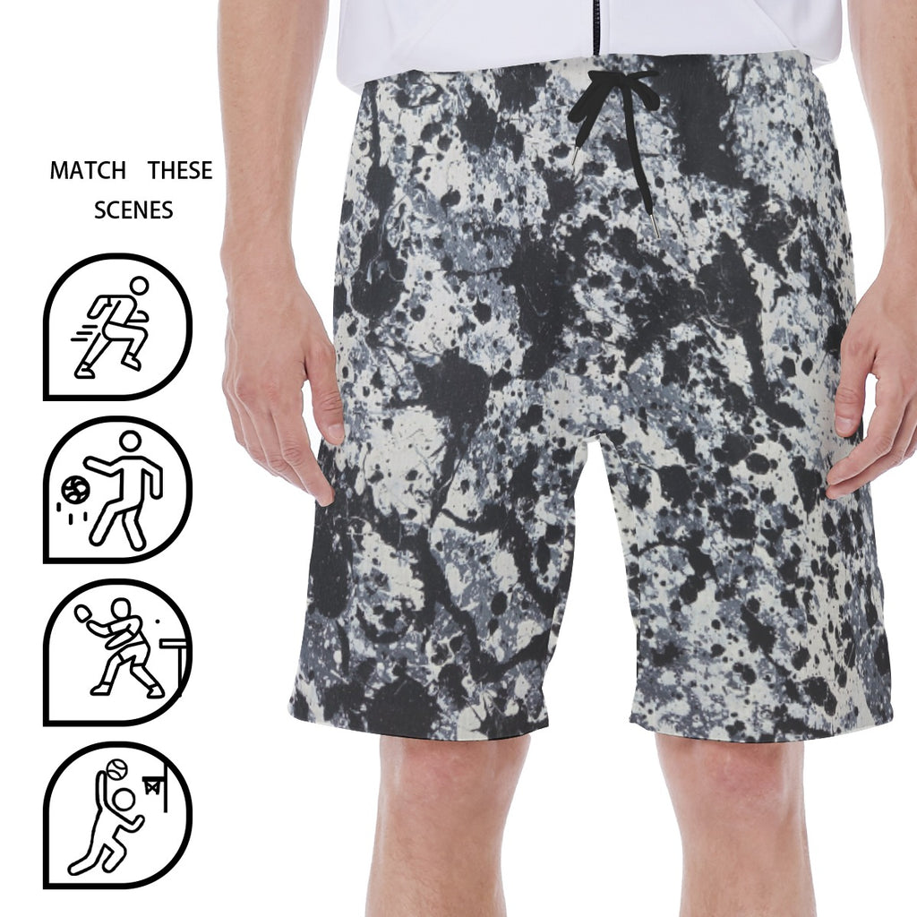 All-Over Print Men‘s Beach Shorts With Lining