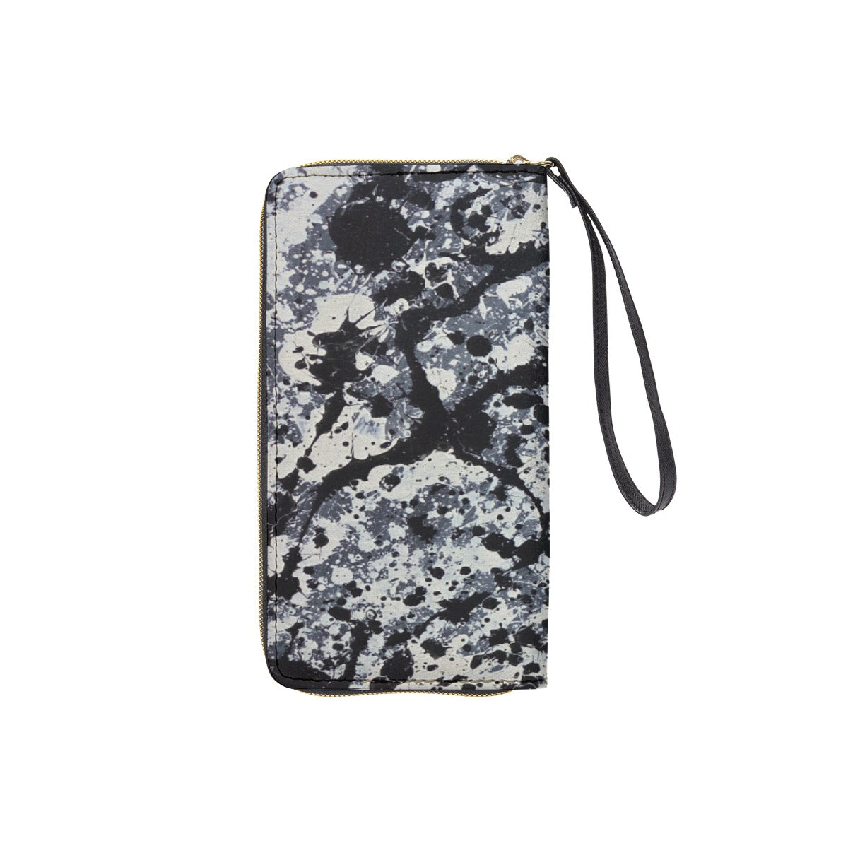 Long Wallet With Black Hand Strap