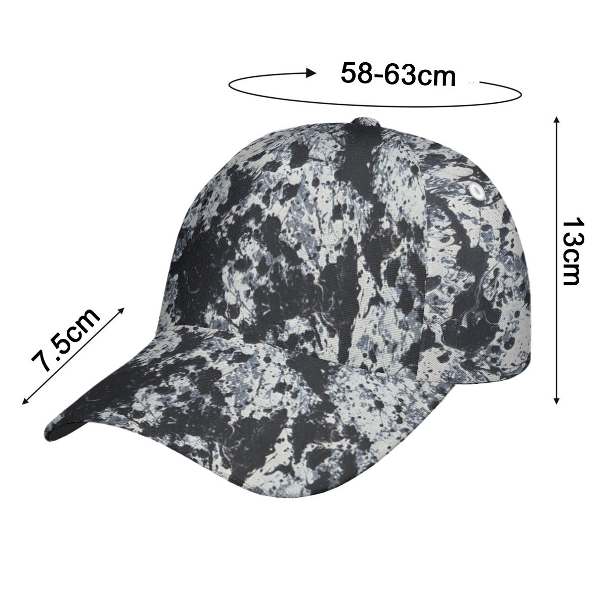 All-Over Print Peaked Cap